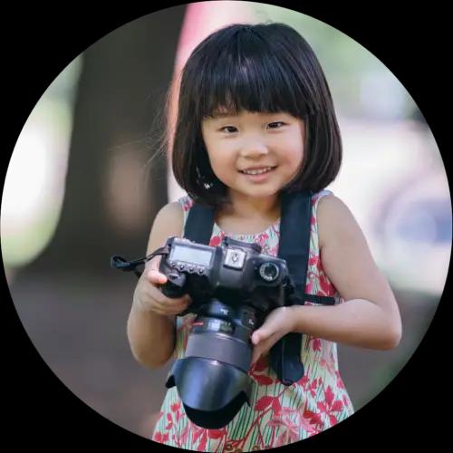 Enfant photographe